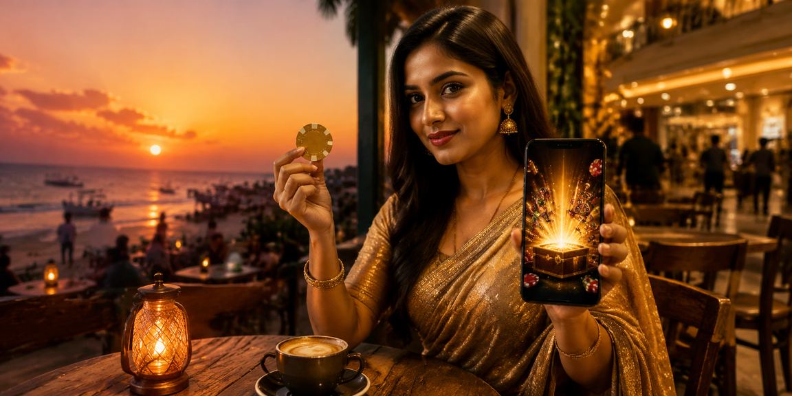 সেন্ট মার্টিন দ্বীপে মোবাইল অ্যাপে গেম খেলছেন একজন ব্যবহারকারী